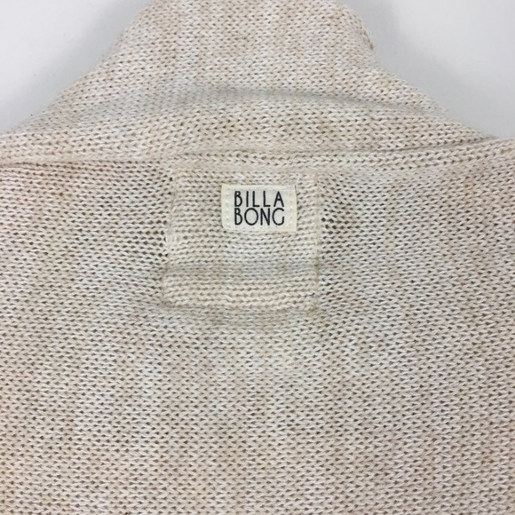 Billabong Boho Open Front Fringe Cardigan Sweater - Picture 9 of 12